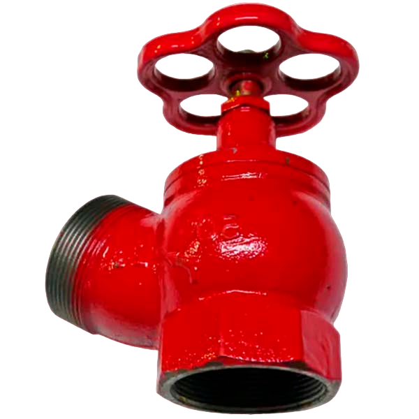 Фото 2 - Клапан пожарный (кран) КПЧ 50-2 чугунный 125° цапка - цапка.