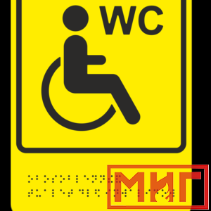 Фото 7 - ТП10 Обособленный туалет или отдельная кабина, доступные для инвалидов на кресле-коляске.